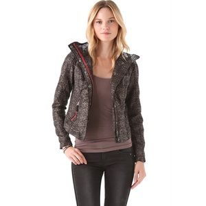 NWT Free People | Leopard Pop Moto Jacket Size 12